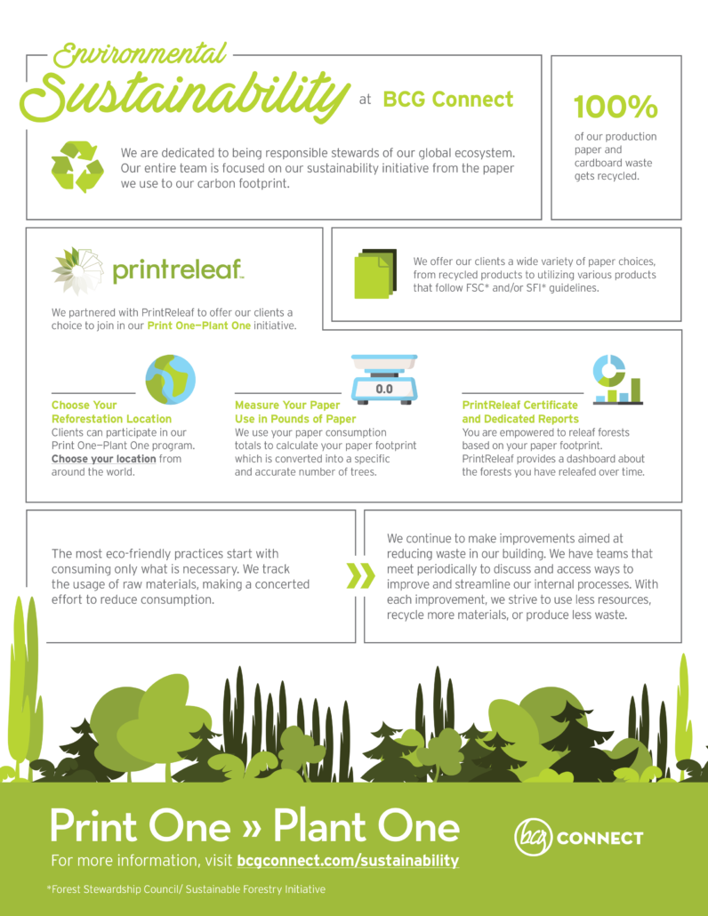 Sustainability Efforts at BCG Connect