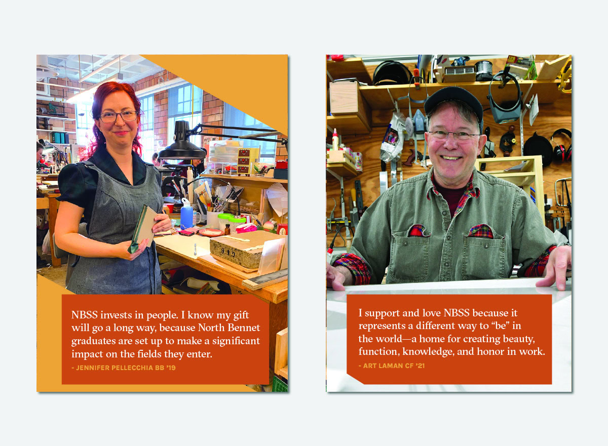 Testimonials from constituents and a simple design elevate this unique appeal.