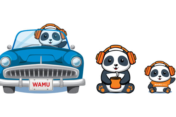 Mascot designs for WAMU 88.5