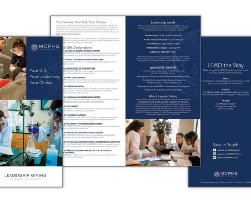 MCPHS Leadership Giving Piece