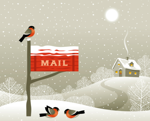 Holiday direct mail